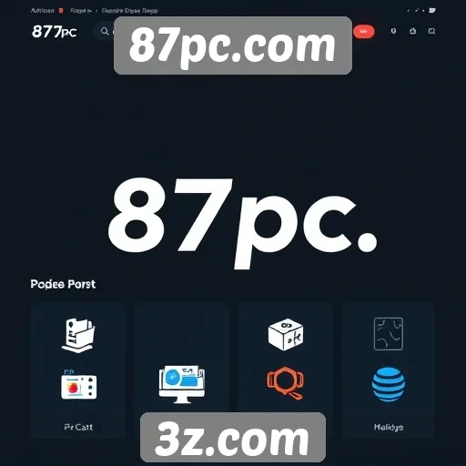 Facilidade de navegação no 87pc.com